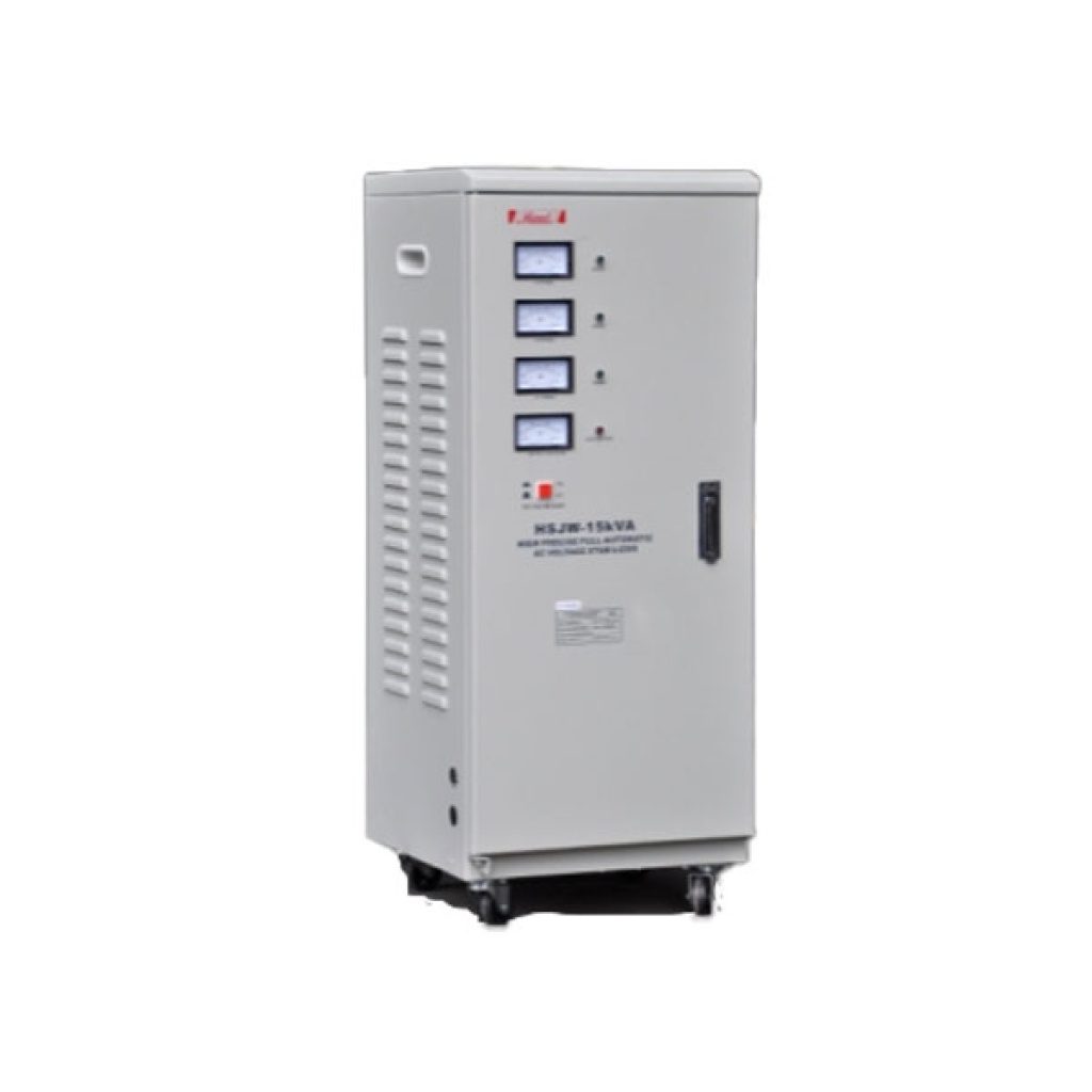 Full Automatic AC Voltage Stabilizer Three Phase HSJW 60kVA 1/270-430 0 ...