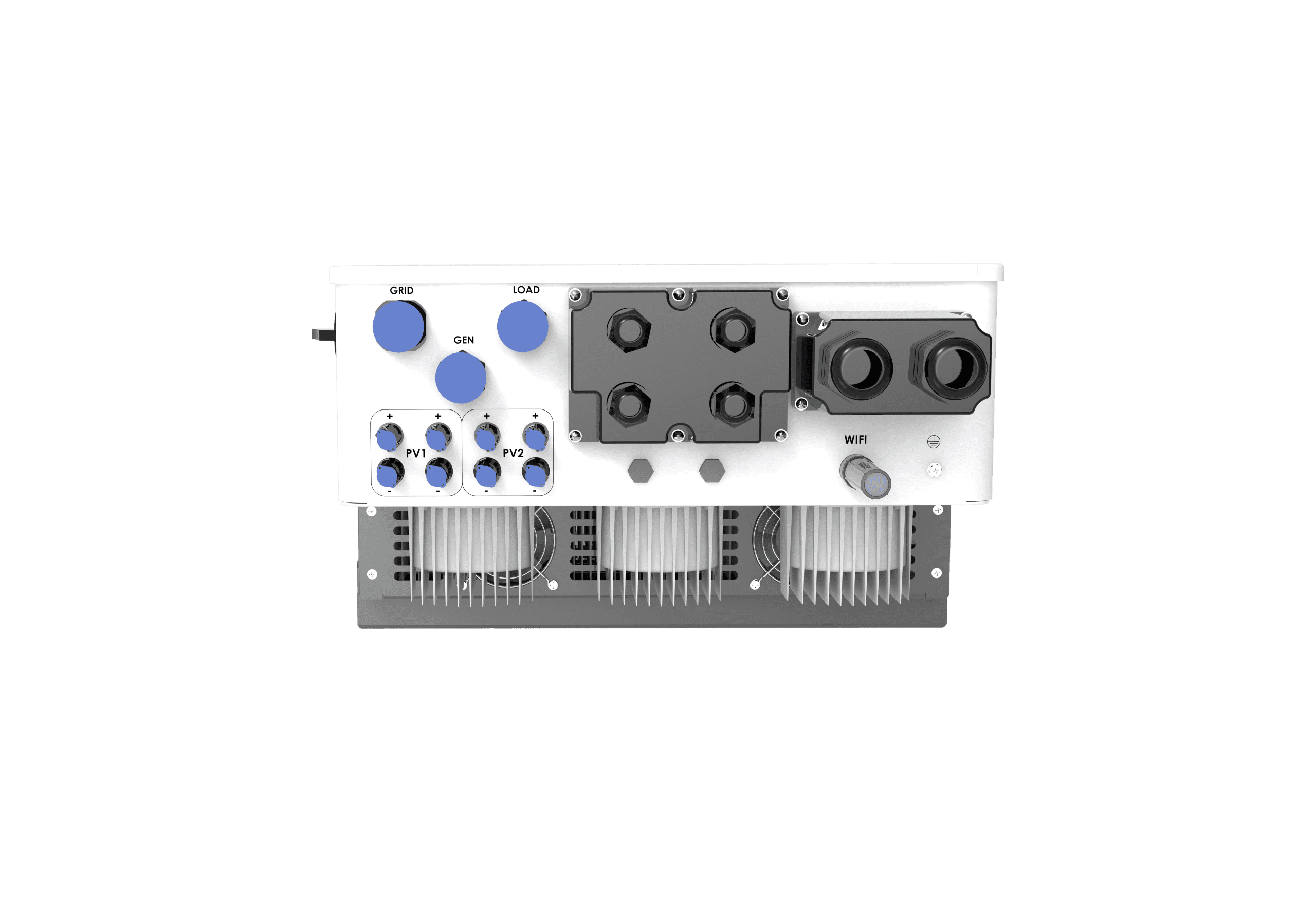 3 Chisage Jup-5kw 48V SINGLE PHASE HYBRID INVERTER